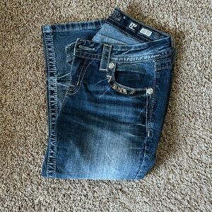 Miss Me Mid-Rise Easy Crop